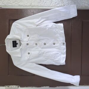 White denim jacket Banana Republic